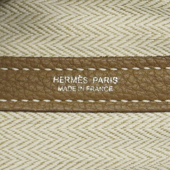 Hermes Tote Bag Garden PM Negonda Etoupe C Engraved Ladies - Picture 5 of 10